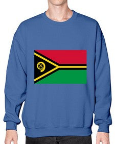 Vanuatu 2052# - world flags- Sweatshirt - Crew