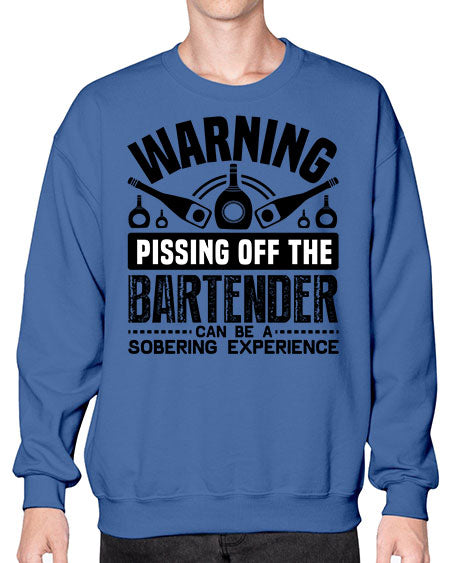 Warning Style 462# - bartender- Sweatshirt - Crew