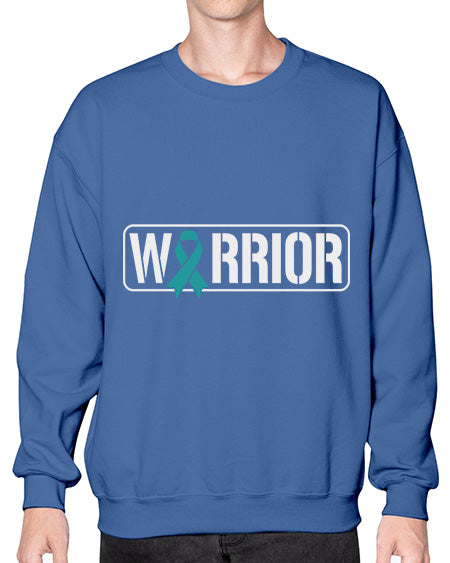 Warrior PTSD Awareness Teal Military 2# - PTSD- Sweatshirt - Crew