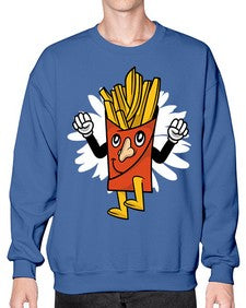 Weekend is near 265# - cartoon general- Sweatshirt - Crew