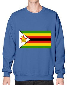 Zimbabwe 2161# - world flags- Sweatshirt - Crew