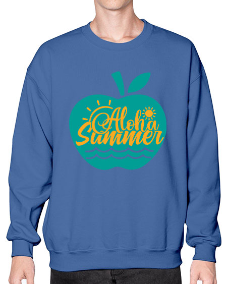 aloha summer Style 110# - summer- Sweatshirt - Crew