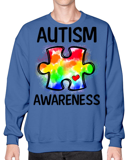 autism awareness - autism- Sweatshirt - Crew