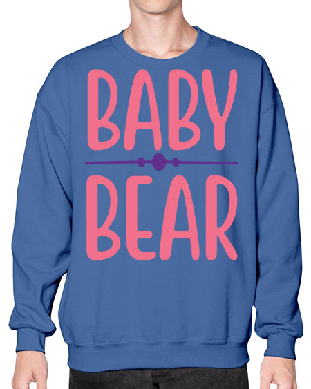 baby bear 15# - bears - animals- Sweatshirt - Crew