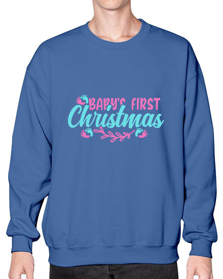 babys first christmas Style 36# - baby- Sweatshirt - Crew
