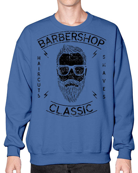 barber shop classic588# - barber- Sweatshirt - Crew