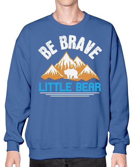 be brave little bear 23# - bears - animals- Sweatshirt - Crew