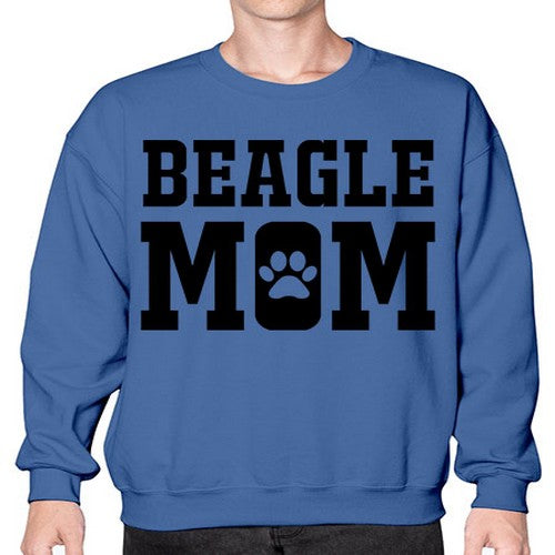 beagle mom 54# - dogs- Sweatshirt - Crew