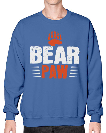 bear paw 39# - bears - animals- Sweatshirt - Crew