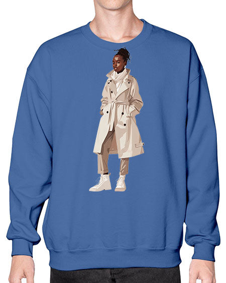 beautiful girl 14# -  fashion- Sweatshirt - Crew