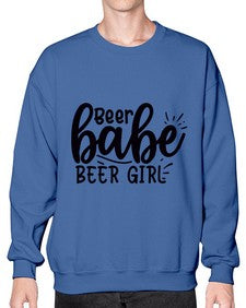 beer babe beer girl 45# - beer- Sweatshirt - Crew