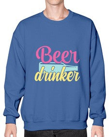 beer drinker 47# - beer- Sweatshirt - Crew