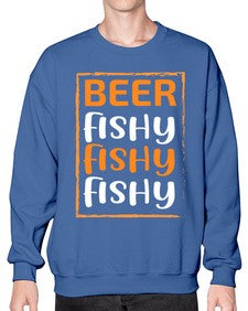 beer fishy fishy fishy 645# - beer- Sweatshirt - Crew