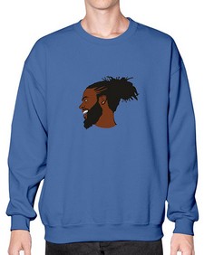 black man 41# - black boys or men- Sweatshirt - Crew