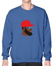 black man style 1# - black boys or men- Sweatshirt - Crew