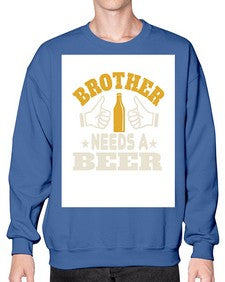 camping and beer thats why i am here 712# - beer- Sweatshirt - Crew