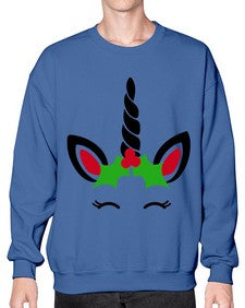 christmas unicorn 81# - unicorn- Sweatshirt - Crew
