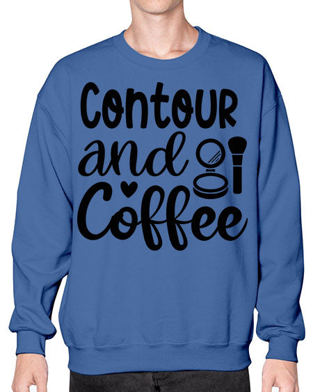 contour and coffee 5# -makeup Sweatshirt - Crew