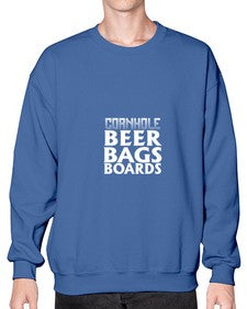 cornhole beer bags boards 880# - beer- Sweatshirt - Crew