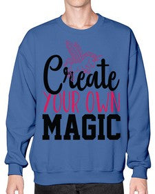 create your own magic 87# - unicorn- Sweatshirt - Crew