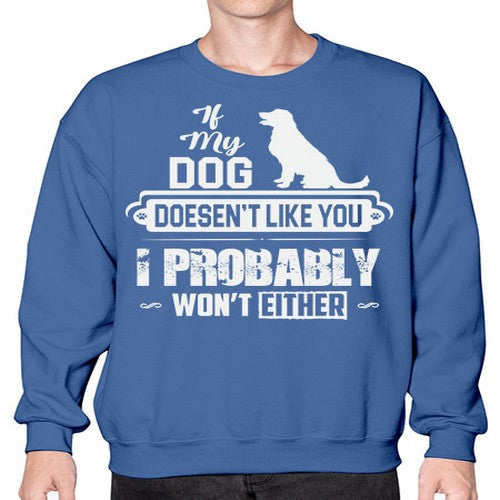 dog 113# - dogs- Sweatshirt - Crew