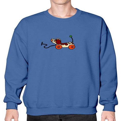 doggie pull toy 122# - dogs- Sweatshirt - Crew