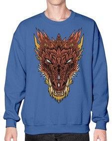 dragon 176# - dragon- Sweatshirt - Crew