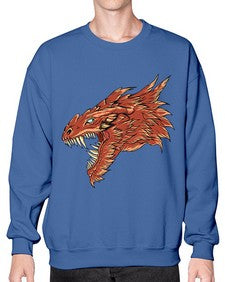 dragon 184# - dragon- Sweatshirt - Crew