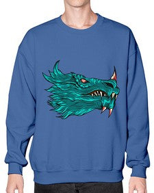 dragon 186# - dragon- Sweatshirt - Crew