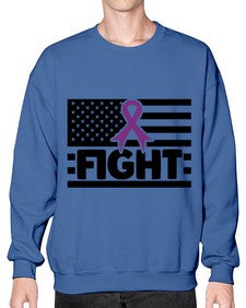 fight 145# - alzheimers- Sweatshirt - Crew