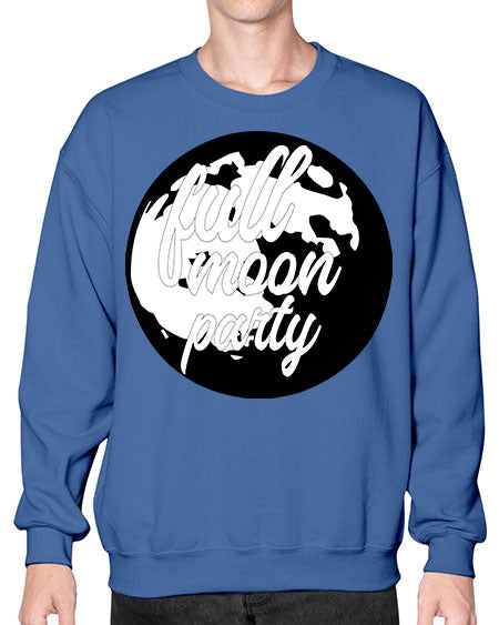 full moon party 7# - moon- Sweatshirt - Crew