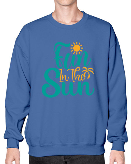 fun in the sun Style 104# - summer- Sweatshirt - Crew