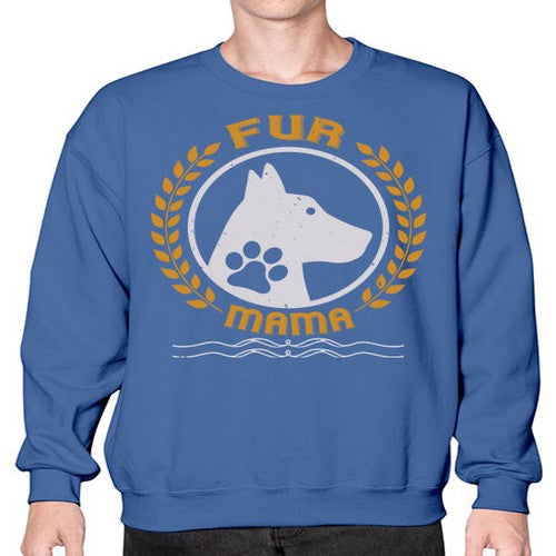 fur mama Style 204# - dogs- Sweatshirt - Crew