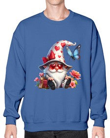 gnome with butterfly 13# - gnome- Sweatshirt - Crew