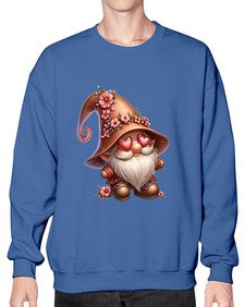 gnome with butterfly 15# - gnome- Sweatshirt - Crew