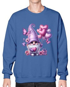 gnome with butterfly 19# - gnome- Sweatshirt - Crew