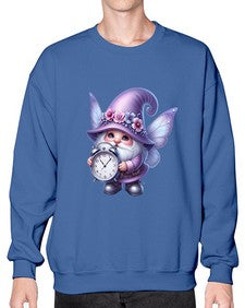 gnome with butterfly 23# - gnome- Sweatshirt - Crew
