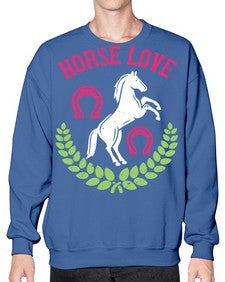 horse love Style 50# - horse- Sweatshirt - Crew
