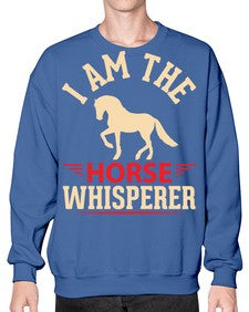 i am the horse whisperer Style 3# - horse- Sweatshirt - Crew