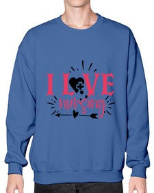 i love nursing Style 895# - nurse- Sweatshirt - Crew