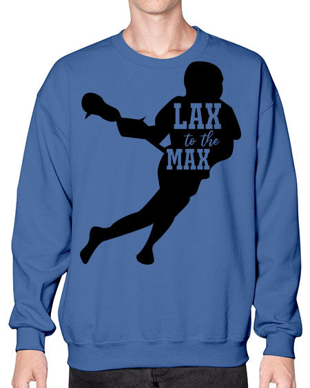 lax to the max 2# - lacrosse- Sweatshirt - Crew