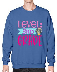 level third grade one hundred 465# - third grade- Sweatshirt - Crew