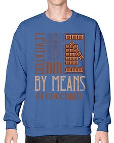 levitation by means of chocolate 307# - chocolate- Sweatshirt - Crew