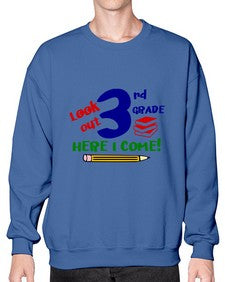 look out third grade 510# - third grade- Sweatshirt - Crew