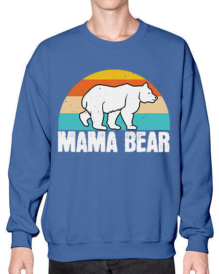 mama bear 177# - bears - animals- Sweatshirt - Crew
