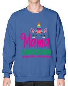 mama unicorn 291# - unicorn- Sweatshirt - Crew