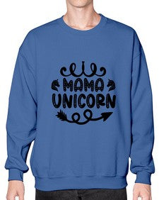 mama unicorn 300# - unicorn- Sweatshirt - Crew