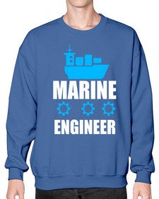 marine engineer 1086# - engineer- Sweatshirt - Crew