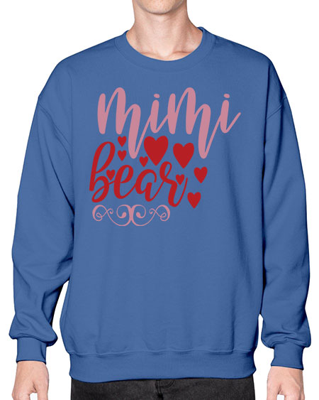 mimi bear 189# - bears - animals- Sweatshirt - Crew