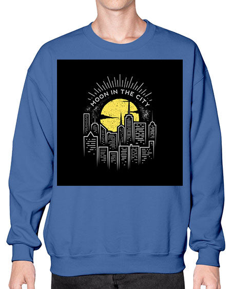 mooninthecity 2# - moon- Sweatshirt - Crew